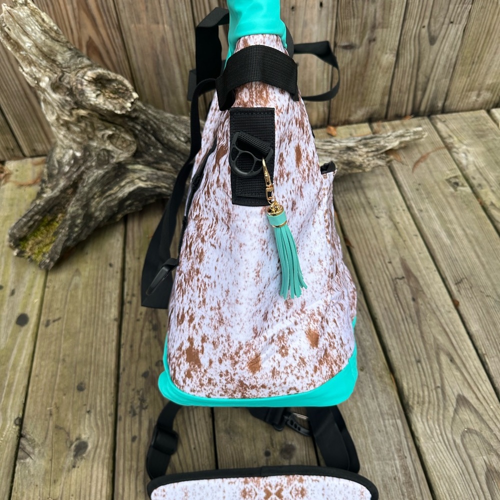 🐮NEW COW PRINT INSULATED COOLER/ THERMAL LUNCH PICNIC BEACH BAG TOTE🐮 - Picture 8 of 11